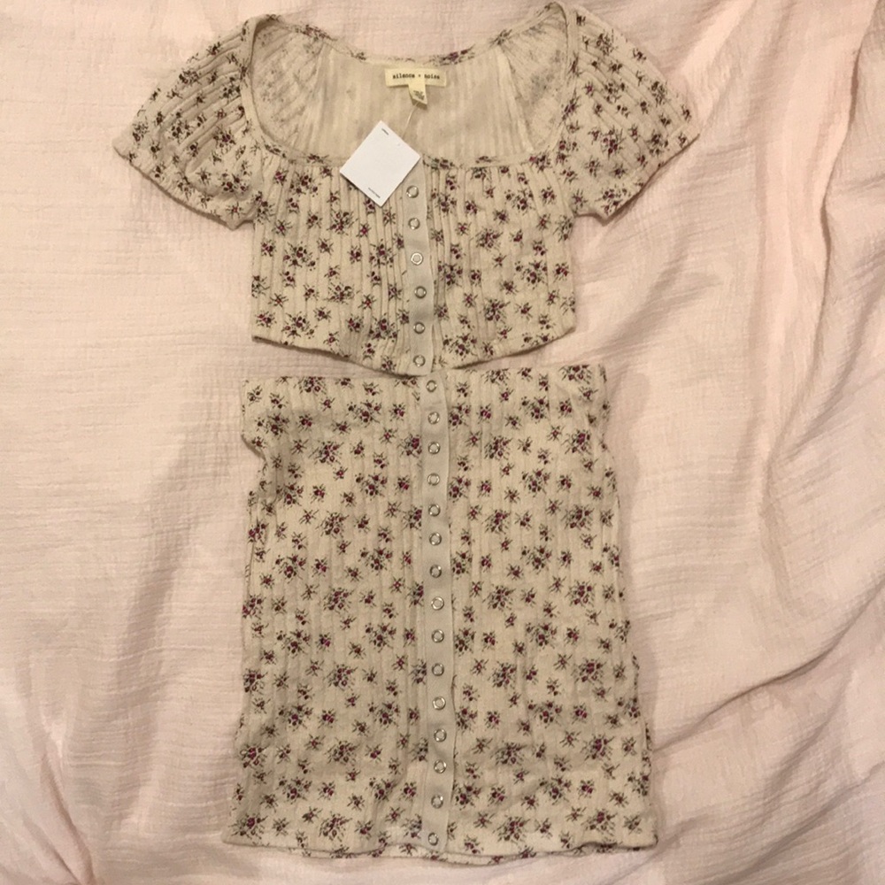Urban outfitters matching floral set